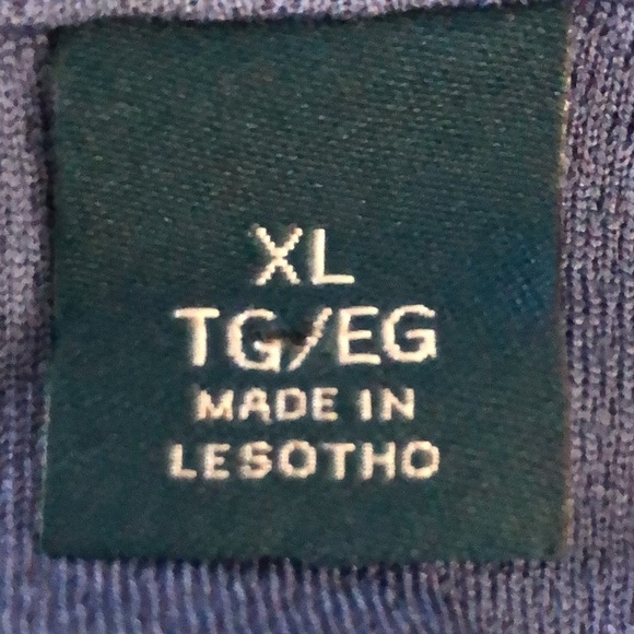 Perry Ellis Short Sleeve Polo Shirt Blue Size XL - Picture 8 of 11